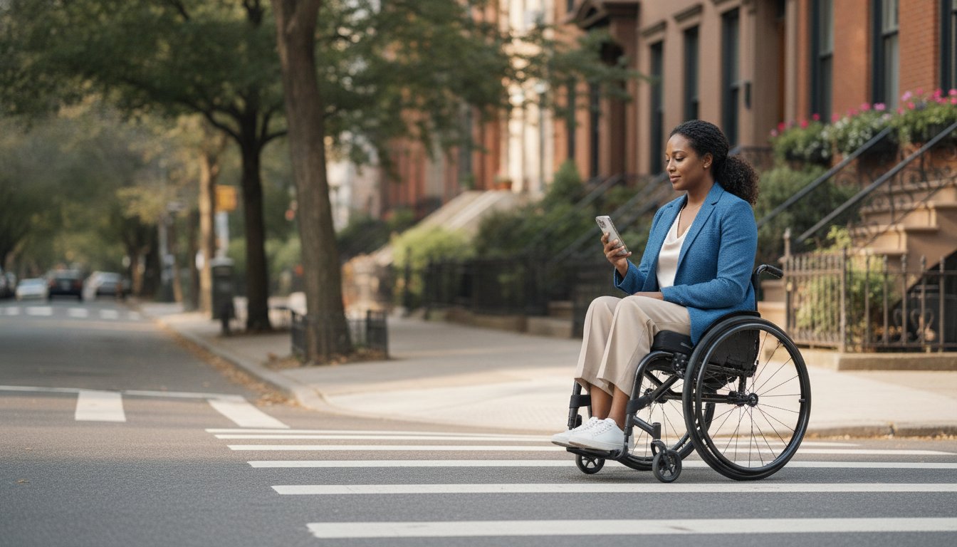Person starting a New York ADA case filing with a case-management service