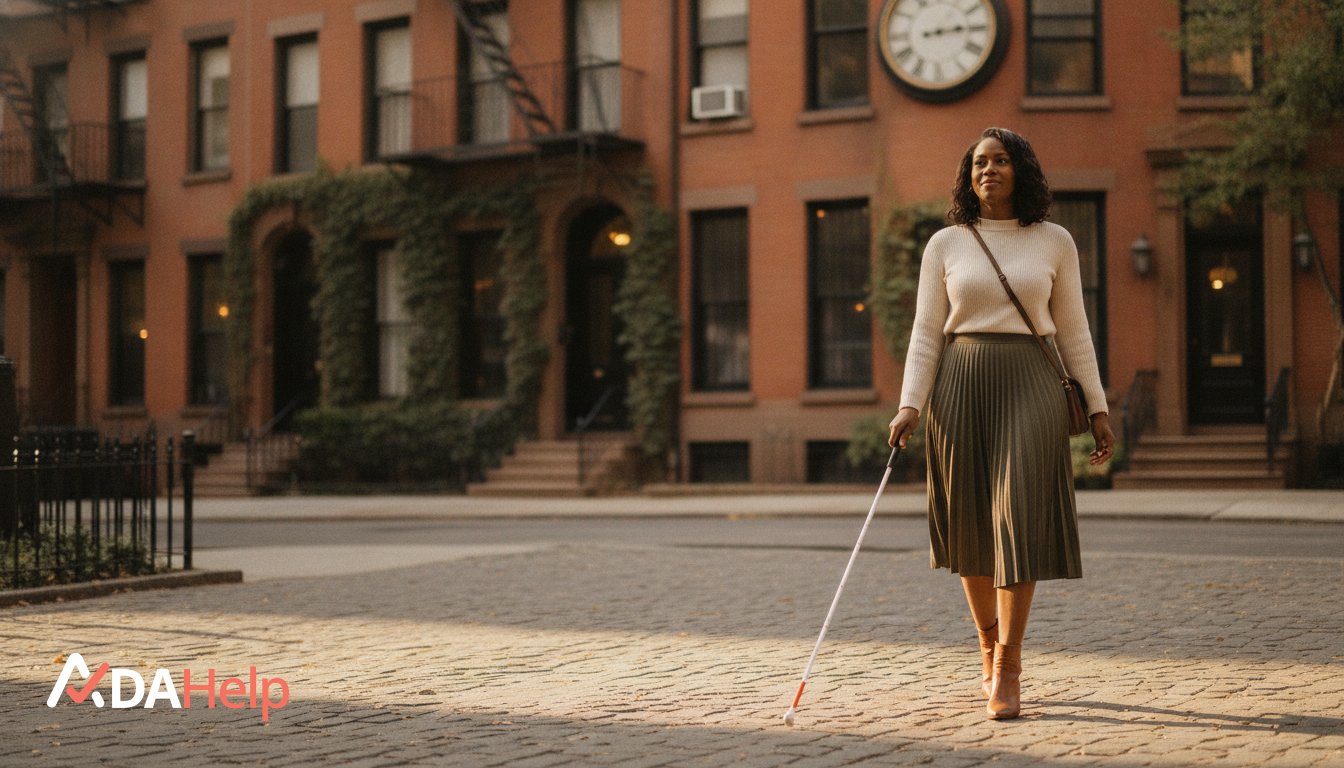 New Yorker reviewing legal paperwork and ADA claim filing deadlines