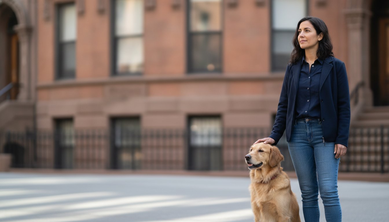 Condiciones de accesibilidad en un lugar de la Ciudad de Nueva York