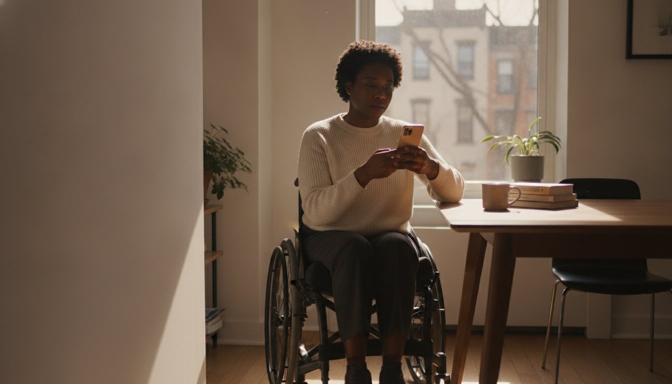 A concertgoer using a wheelchair encountering a barrier at an NYC concert venue